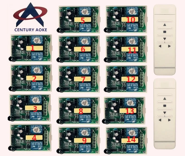 CENTURY AOKE трубчатый мотор гаражная дверь/проекционный экран/жалюзи AC 220 V RF