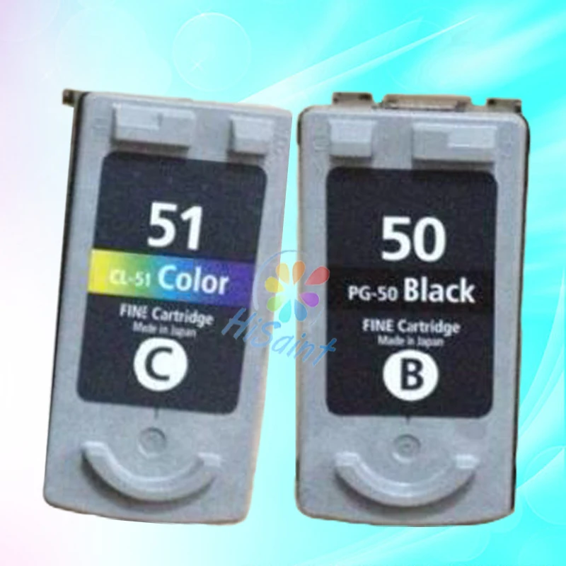 Hisaint черный и цветной чернильный картридж для Canon PG50 CL51 Pixma MP150 MP160 MP170 MP180 MX308 MX318 IP2200