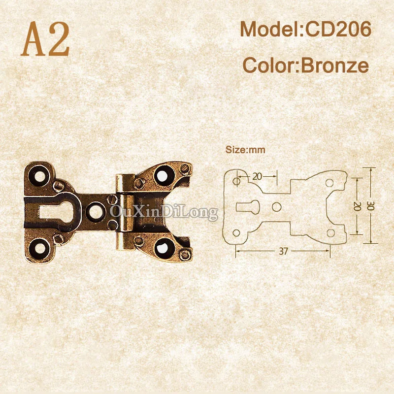 В стиле ретро винтажном 10 шт. 3 дюймов европейские антикварные мебельные петли