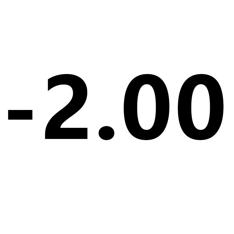 -2.00 Стильный расстояние очки мужские женские близорукость-0,25 до-6,0 недальновидно линзами золото ретро кадров круглые и овальные очки - Цвет оправы: -2.00