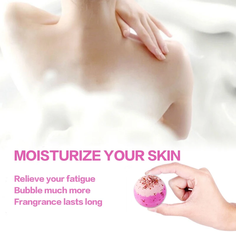 Tsing Ванна Bomb Роза 120 г эфирное масло ручной работы натуральная бомба для ванны