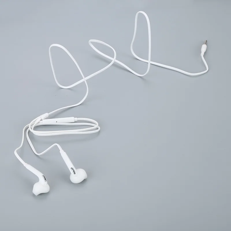 For Samsung Galaxy S6 Wired Headset In-ear Earphone with Mic 3.5mm Jack Headphone for Mobile Phone White | Электроника