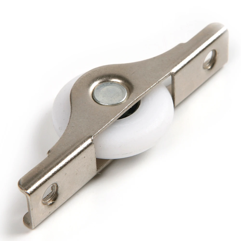 Hot 4Pcs 25mm Pulley Wheels Bear 20KG Nylon Caster Bearing Hardware Mini Sliding Door Roller for Wardrobe Cabinet Accessories