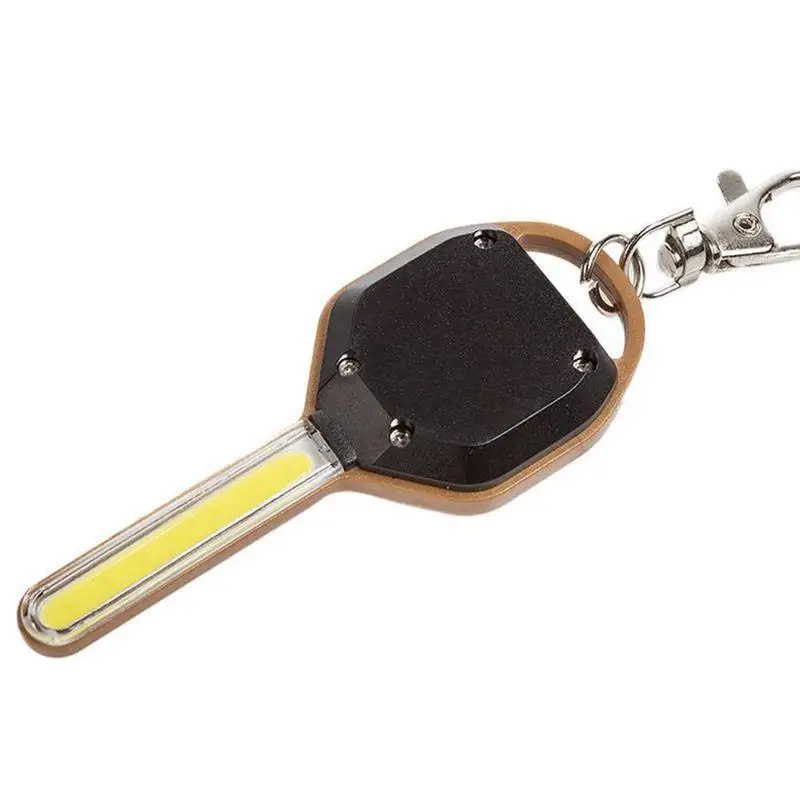 Светодиодная вспышка светильник мини в форме ключа для ключей брелок лампа