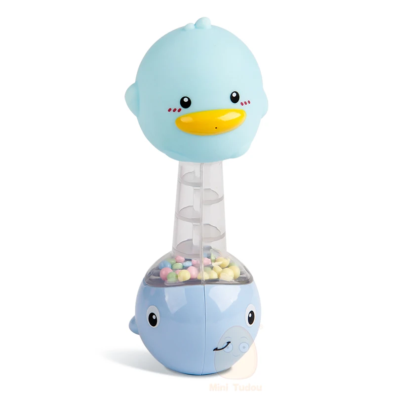 Детские игрушки для ванной, игрушки для плавания, красочные мягкие плавающие резиновые утки, сжимающие звук, пищащие игрушки для купания для детей, Игрушки для ванны - Цвет: Синий