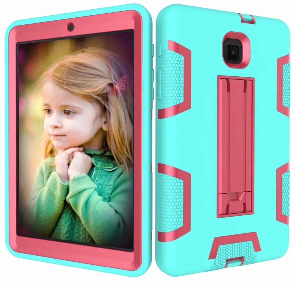 Case For Samsung Galaxy Tab A 8.0 2018 T387 T387V Shock Proof Full Body Cover Stand Sleeve SM SM-T387 Capa Funda | Компьютеры и офис