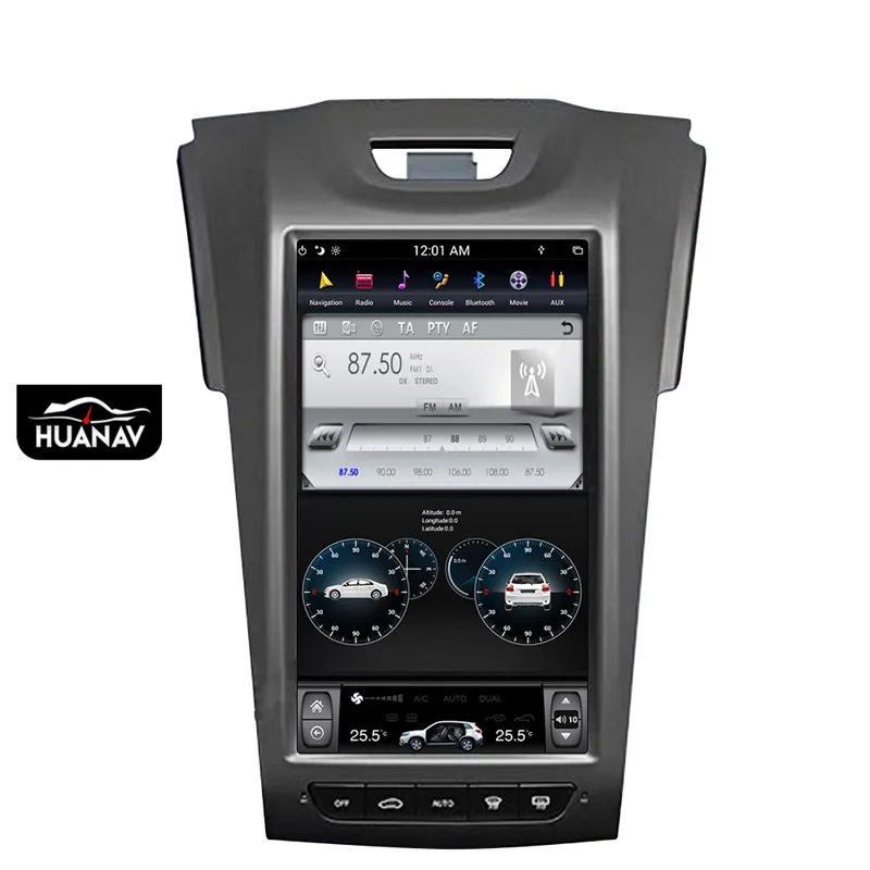 Автомобильный DVD плеер в стиле Tesla GPS навигатор для Isuzu D Max 2010 2019 Chevrolet S10 Trailblazer