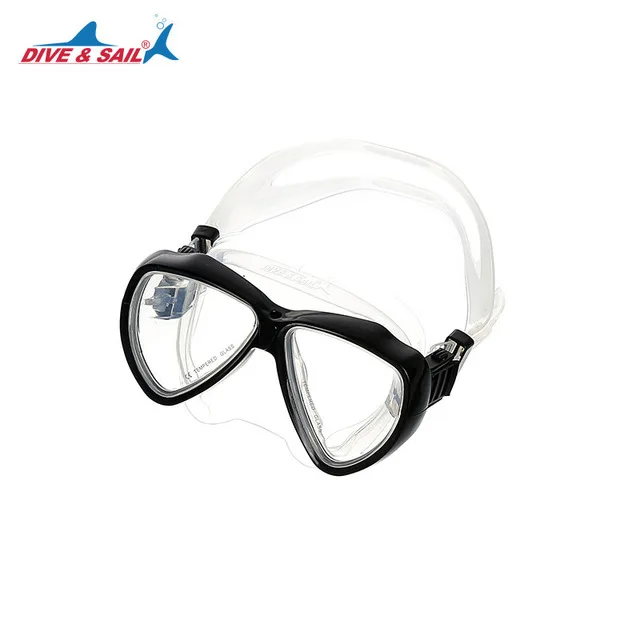 Mask Black Набор масок для дайвинга и паруса, силиконовая маска для подводного плавания, очки для дайвинга, линзы для близорукости, набор для дополнительной трубки - Цвет: Mask Black