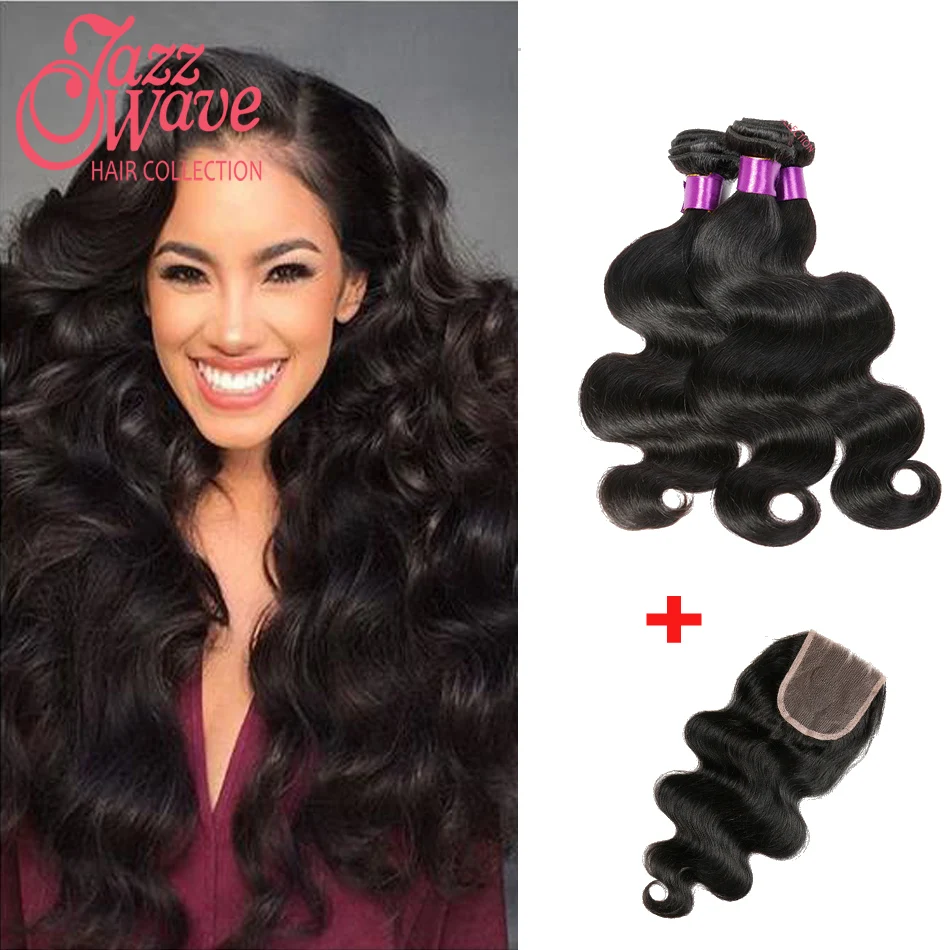 Rosa Продукты Волосы Бразильского Виргинские Волос С Закрытие Бразильские