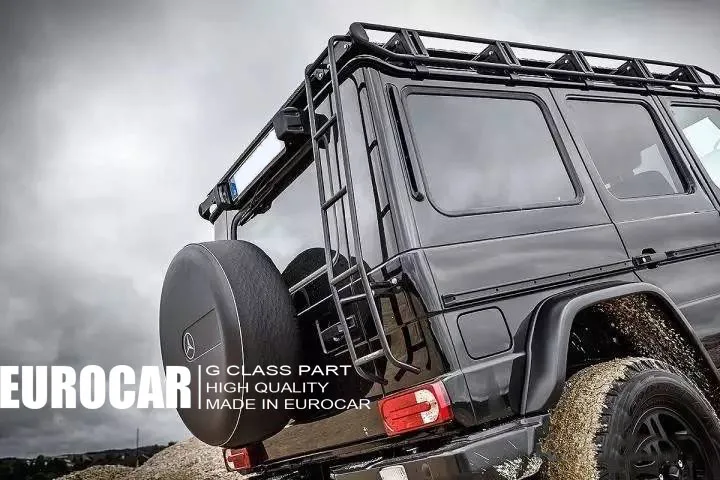 G Wagon G class W463 G500 G550 G350 G63 G65 багажник на крышу с задней лестницей