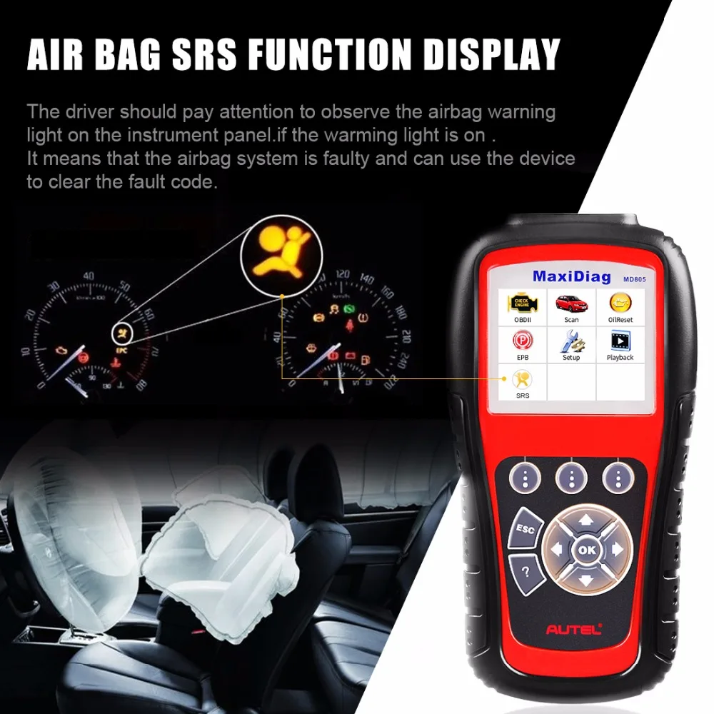 Autel оригинальный автомобильный диагностический инструмент все системы OBD2 сканер