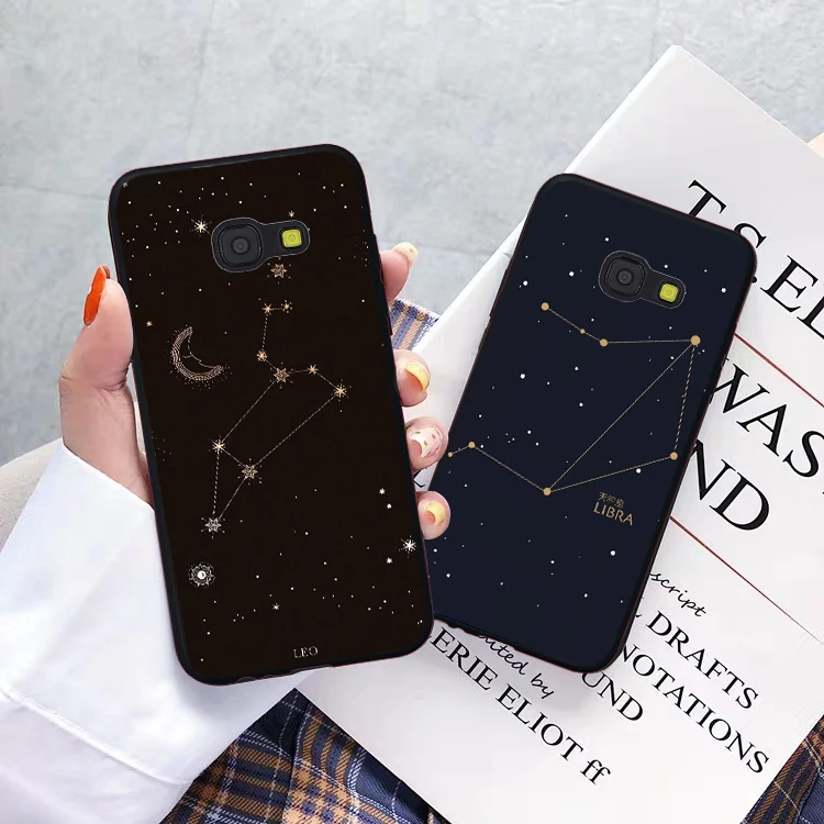 12 Звездный знак Лео весы Скорпион силиконовый чехол для Samsung A3 A5 A10S A30S A50S A6 Plus 2018 A7