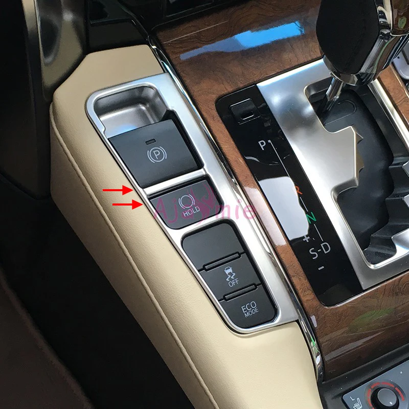 Хромированный автомобильный Стайлинг Электрический стояночный ручной