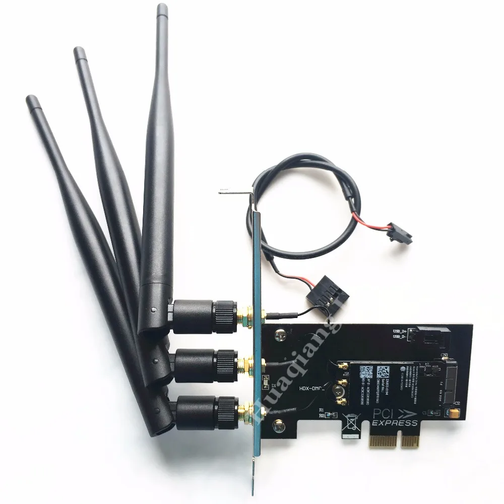 Беспроводная Wi-Fi карта Broadcom BCM943602CS 802 11 + Bluetooth 4 1 для настольных ПК с mini pci-e к PCI-E 1X