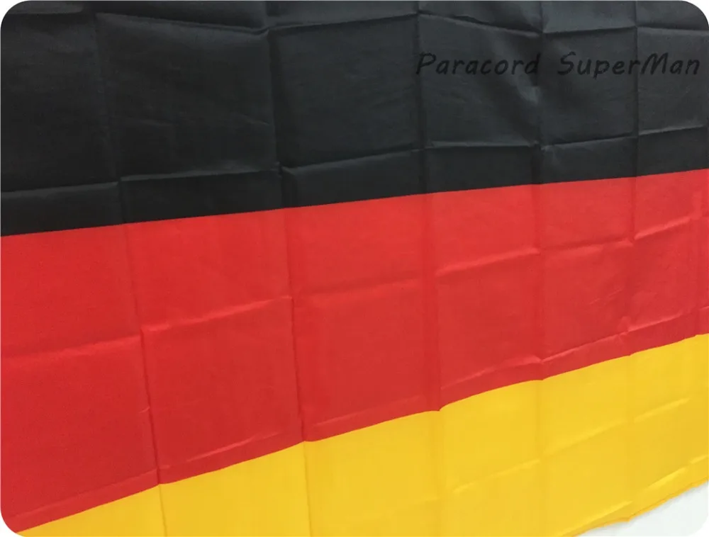 Немецкий флаг Deutschland баннер 3 фута x 5 футов висячий полиэстер немецкий