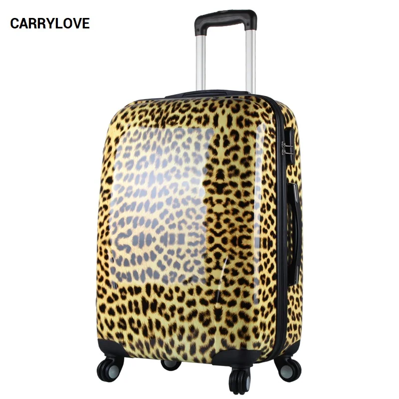 CARRYLOVE модный багаж серии 20/24 дюймов Размер леопард зерна PCRolling фирменный
