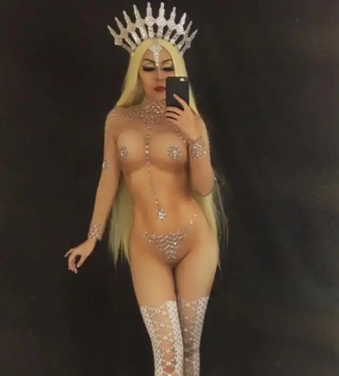 Сценическое боди комбинезон для стриптиза одежда взрослых сексуальный женский