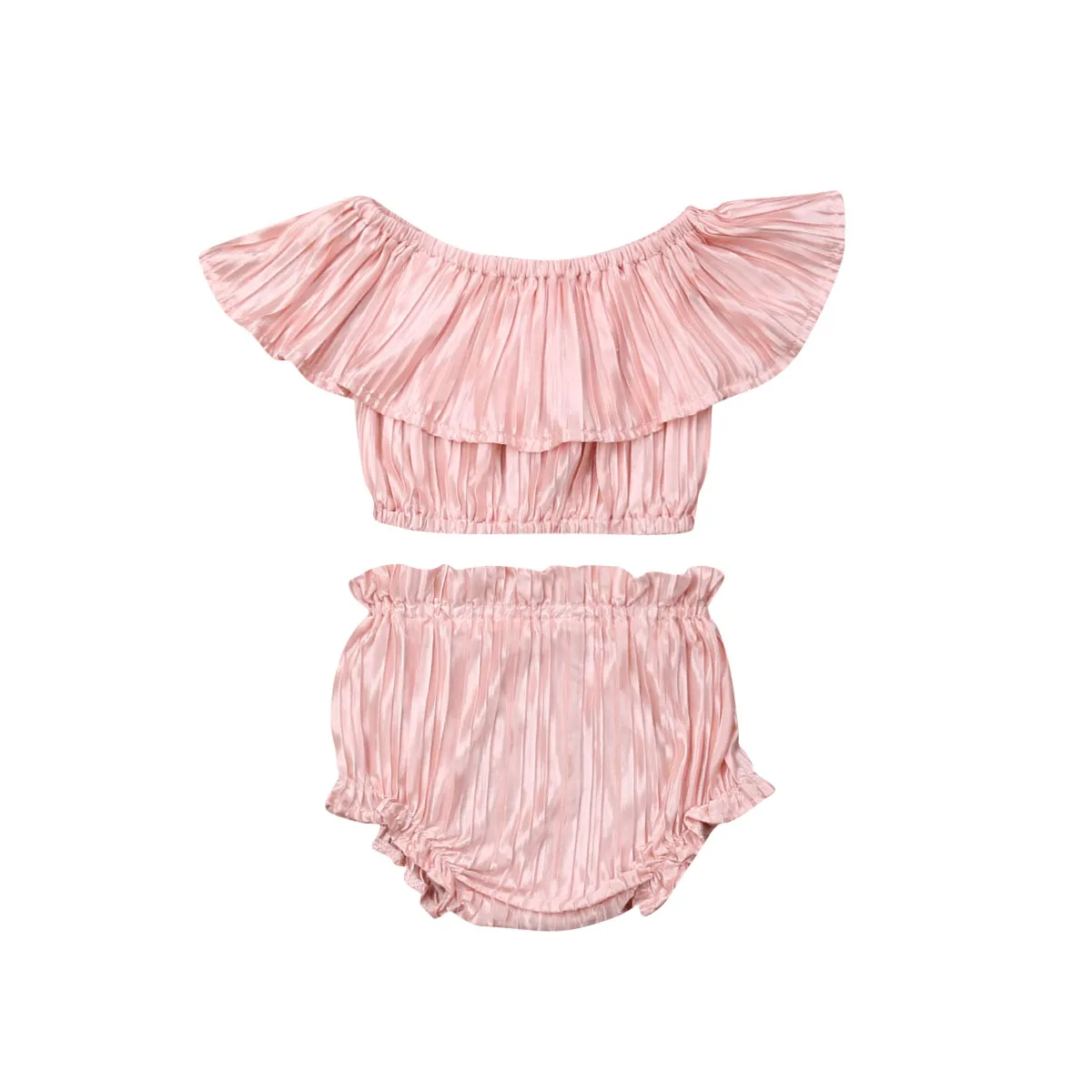 Новинка 2019 топы с рюшами для новорожденных девочек рубашка брюки-пачки шорты