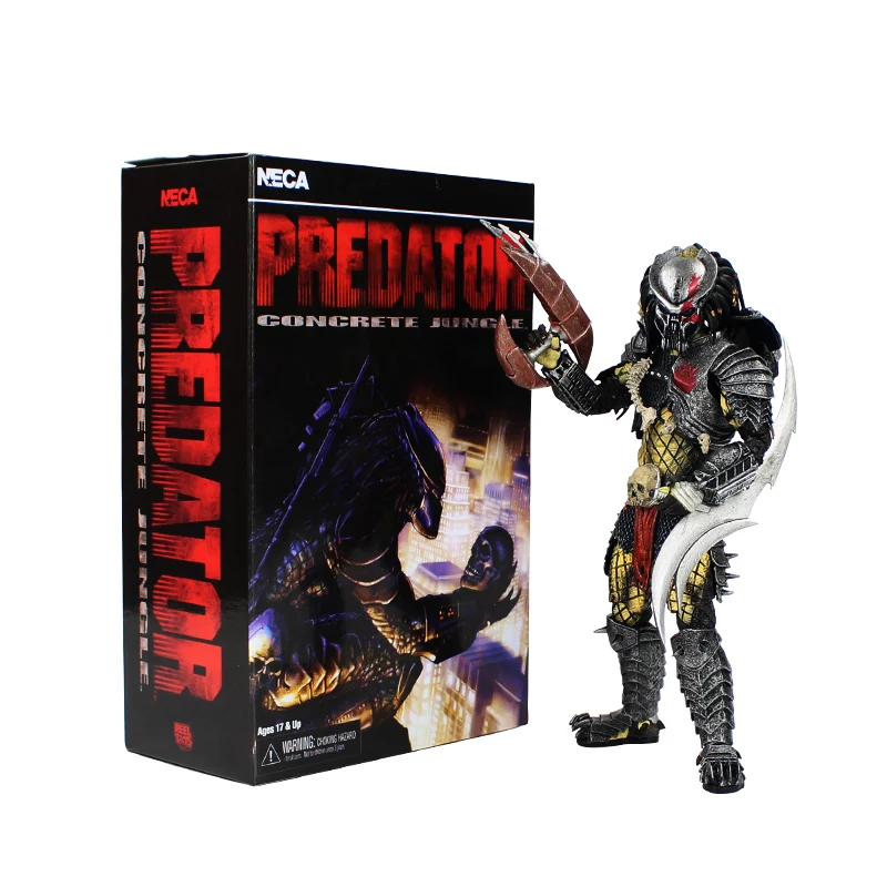Фигура хищника NECA 20 22 см игрушки пришельцы против бетонный Охотник джунглей