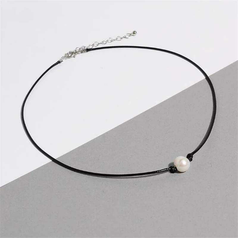 2018 Новейшее модное кожаное ожерелье из ниток для женщин Винтажная имитация