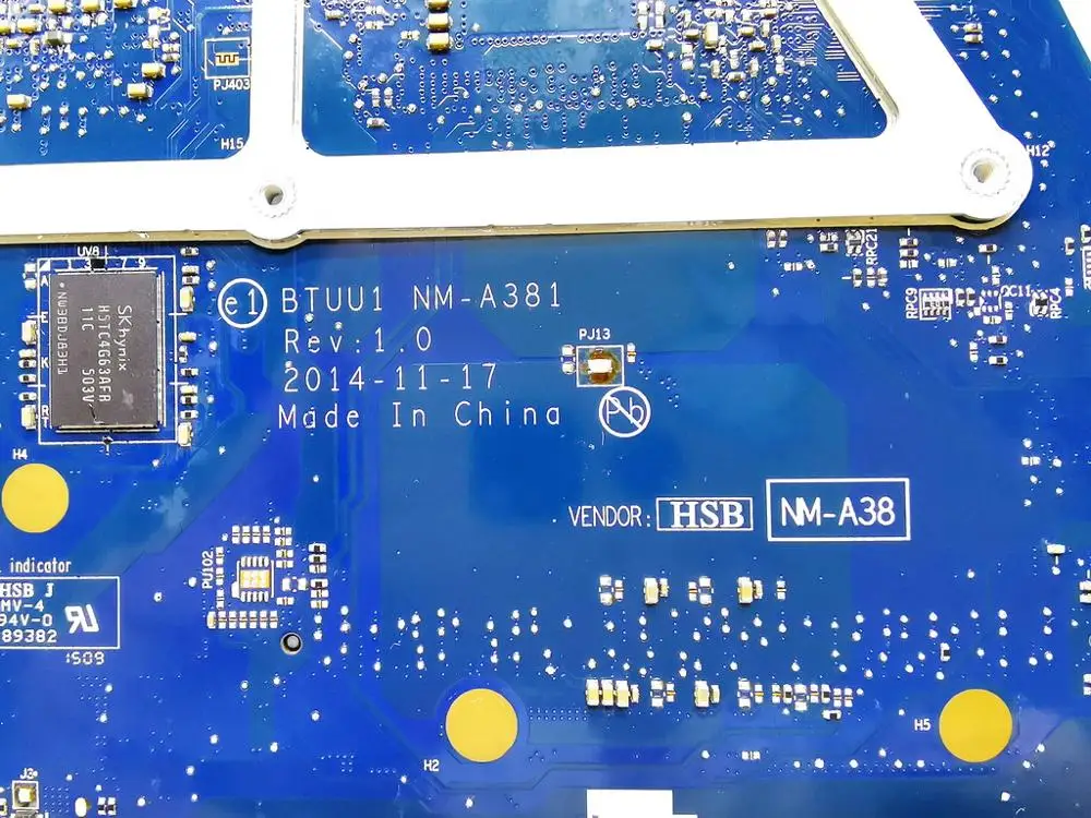 Оригинал для ноутбука Lenovo YOGA 3 14 материнская плата I7 5500U GF940M 2 Гб BTUU1 NM A381 REV 1 0