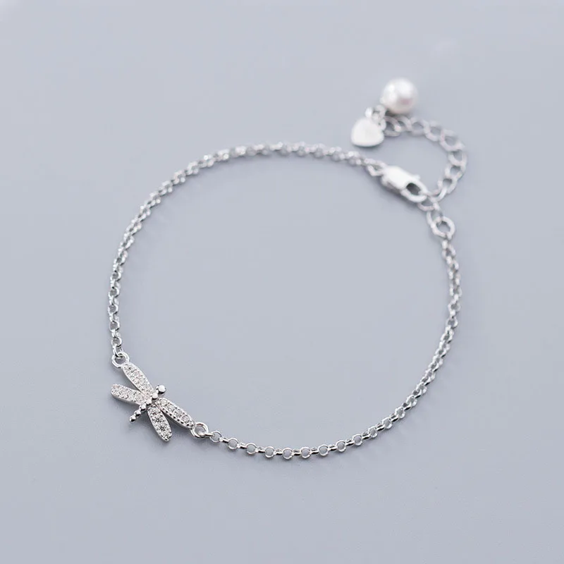 Красивый браслет из стерлингового серебра 925 пробы с подвеской в виде