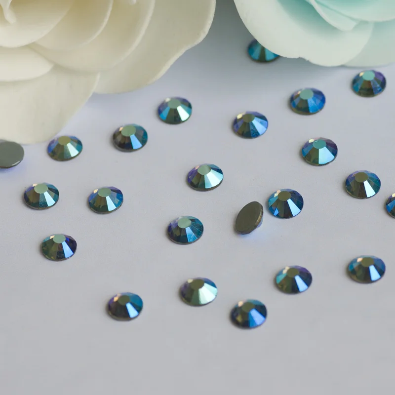 SS16 SS20 1440 шт черный алмаз AB горный хрусталь кристалл железо на горячей фиксации