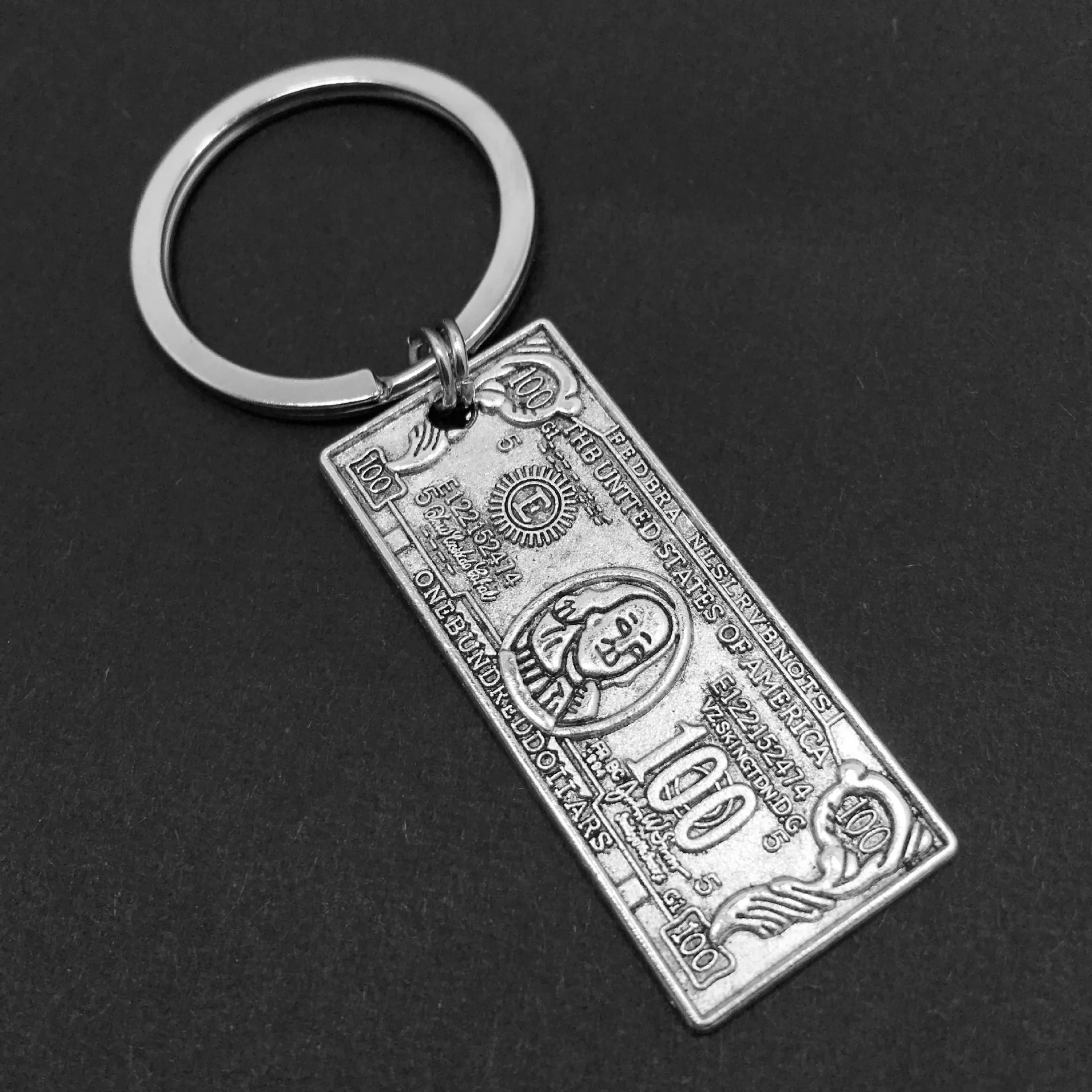 Ретро Деньги Доллар валюта моделирование альтернатива креативный брелок