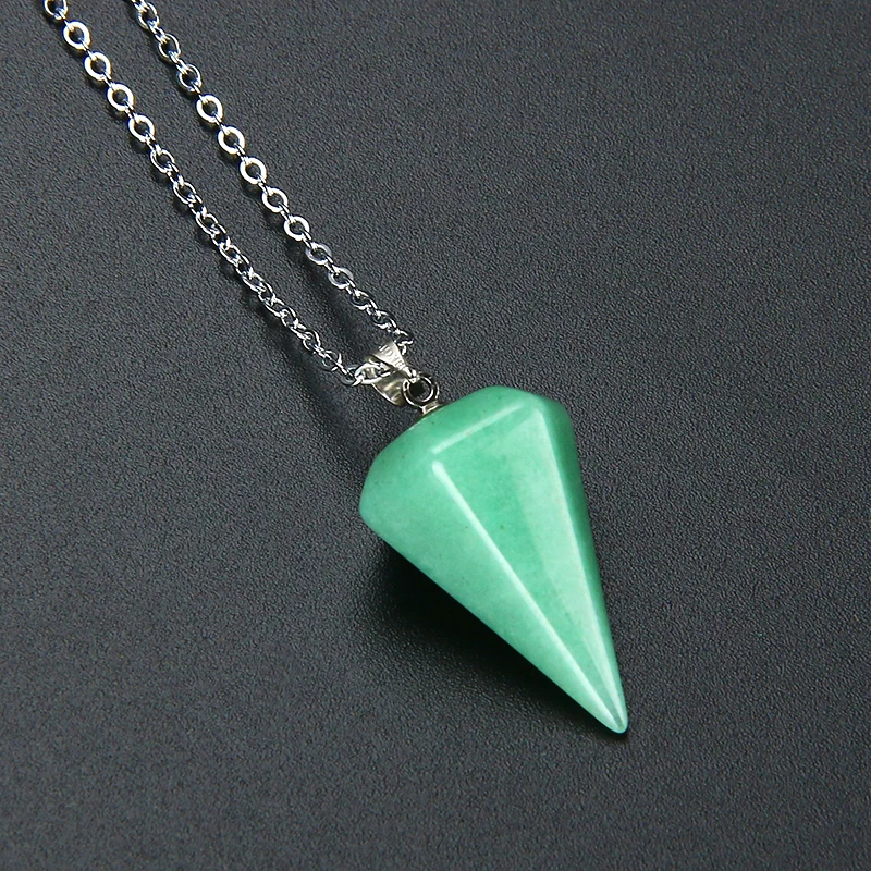 Подвески из фиолетового камня Reiki для чакры подвеска натурального черного оникса