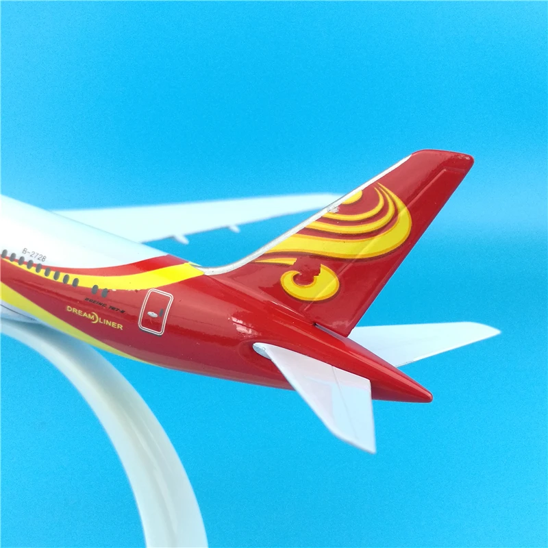 20 см Hainan Airways Boeing 787 модель самолета пассажирский B787 металлическая украшения 1:400