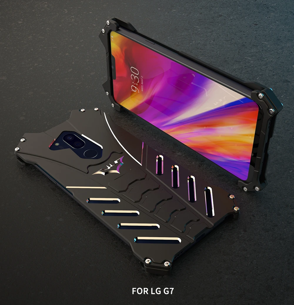 Case for LG V30 BATMAN Luxury Doom Heavy Duty Armor Metal Aluminum CNC Phone Cases For G7 G6 G8 Shockproof Back Cover | Мобильные