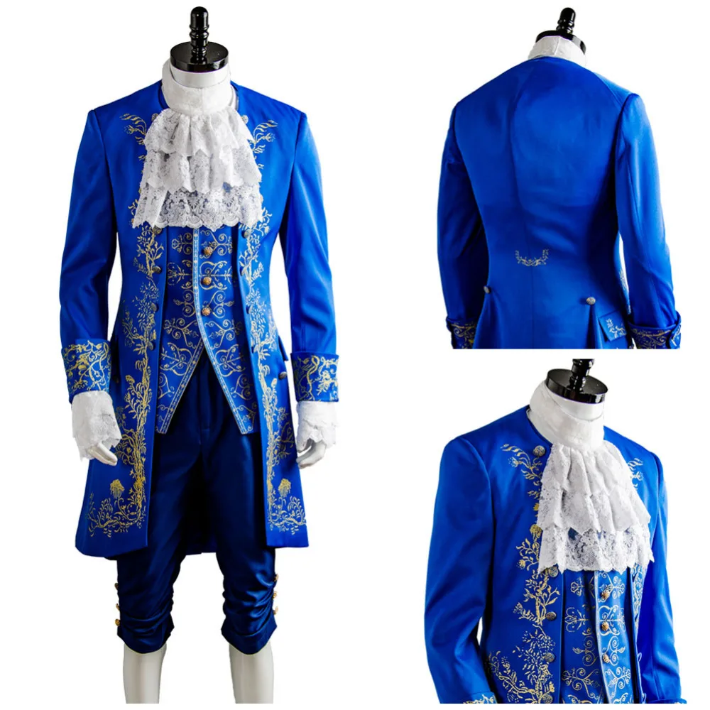 2017 Новый фильм князь костюм Адама красоты и с рисунком из мультфильма Красавица