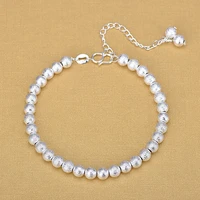 top quality wholesale silver matt beads bracelets fashion bracelets fine fashion bracelet