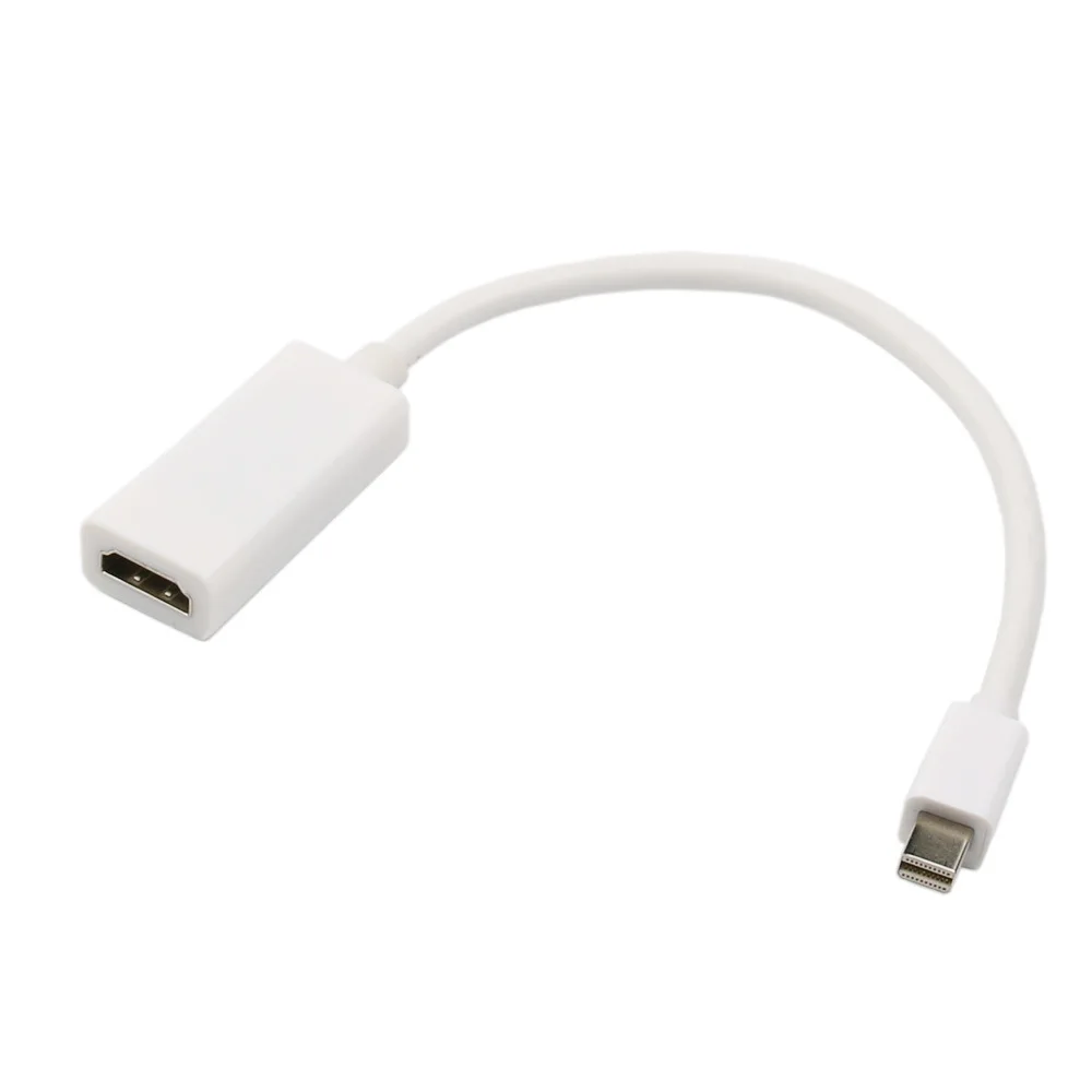 Новинка 2018 порт для дисплея Thunderbolt Mini DisplayPort DP Male to HDMI Female кабель переходник Apple Mac