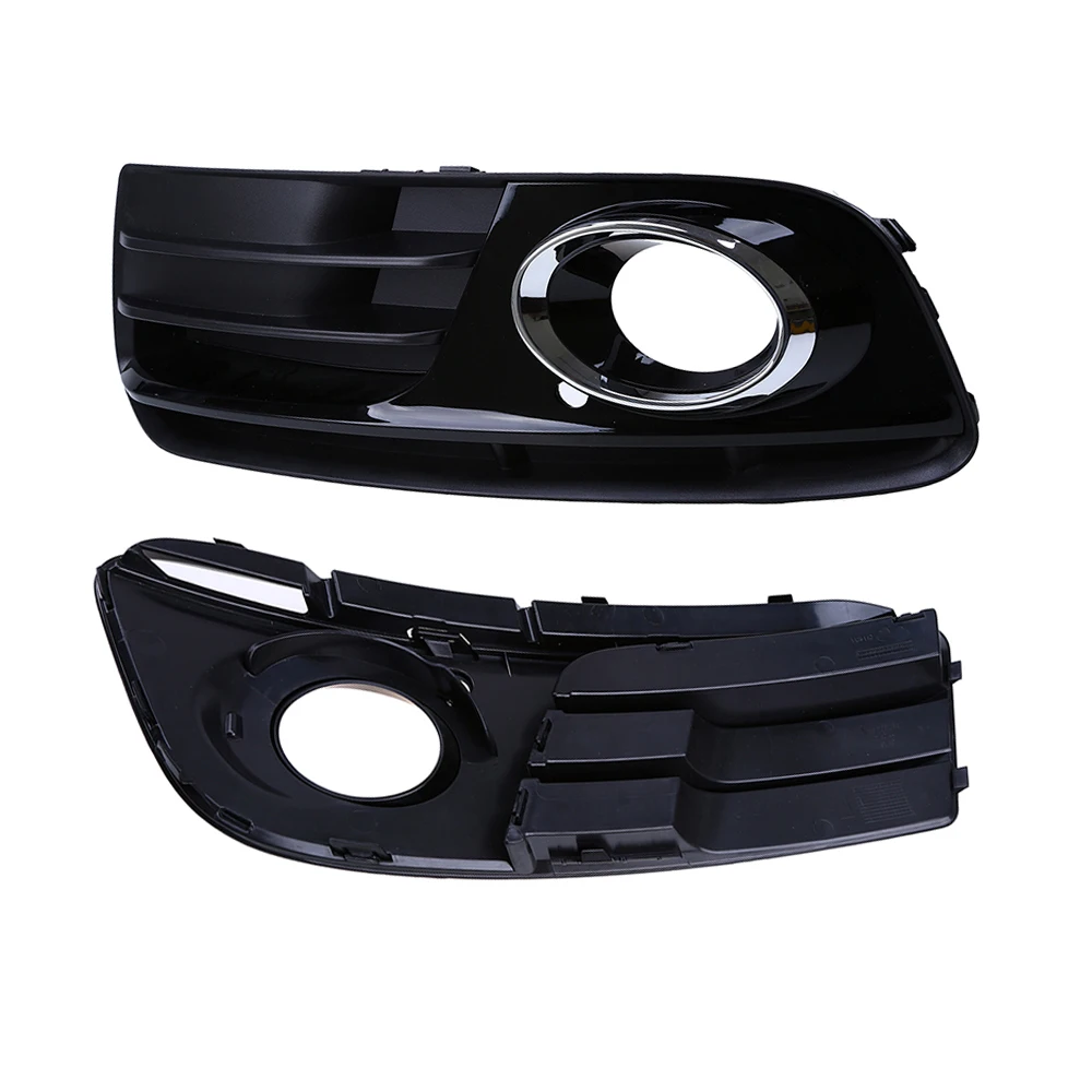 Fit For Audi Q5 8R0 13-15 Front Bumper Lower Side Fog Light Grill Set