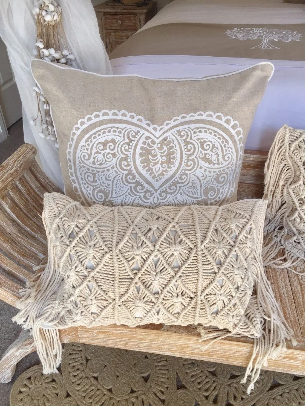 Чехол для подушки в стиле бохо с кисточками милые круглые марокканские/ручная