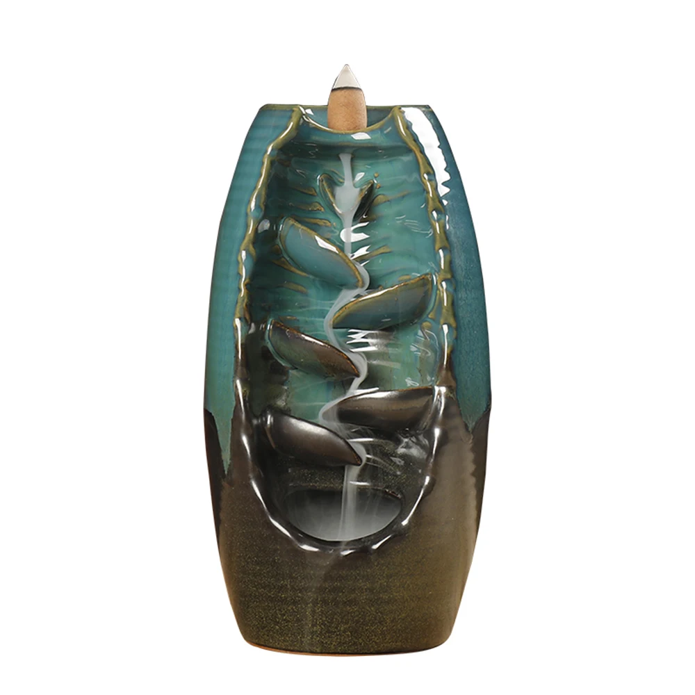 Ароматическая горелка с обратным потоком и водопадом + 10 ароматических конусов