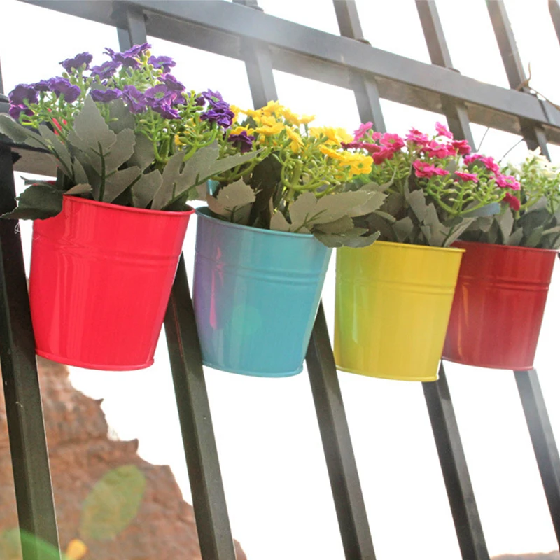 Подвесные горшки для цветов настенные с крючком 10 железный держатель балкона