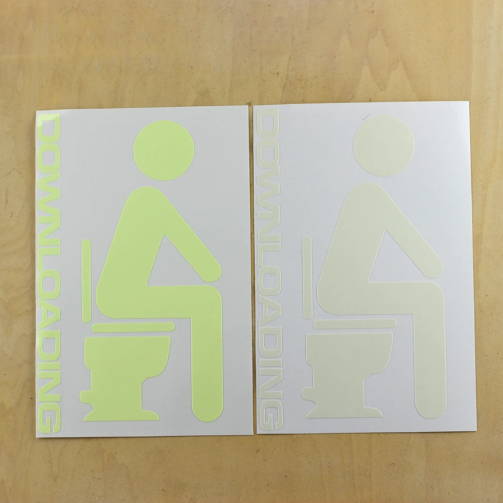 Светящаяся наклейка для туалета светится в темноте ванной комнаты декоративная