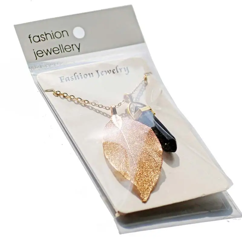 Кварцевое ожерелье с кристаллом подвеска из черного оникса в стиле бохо