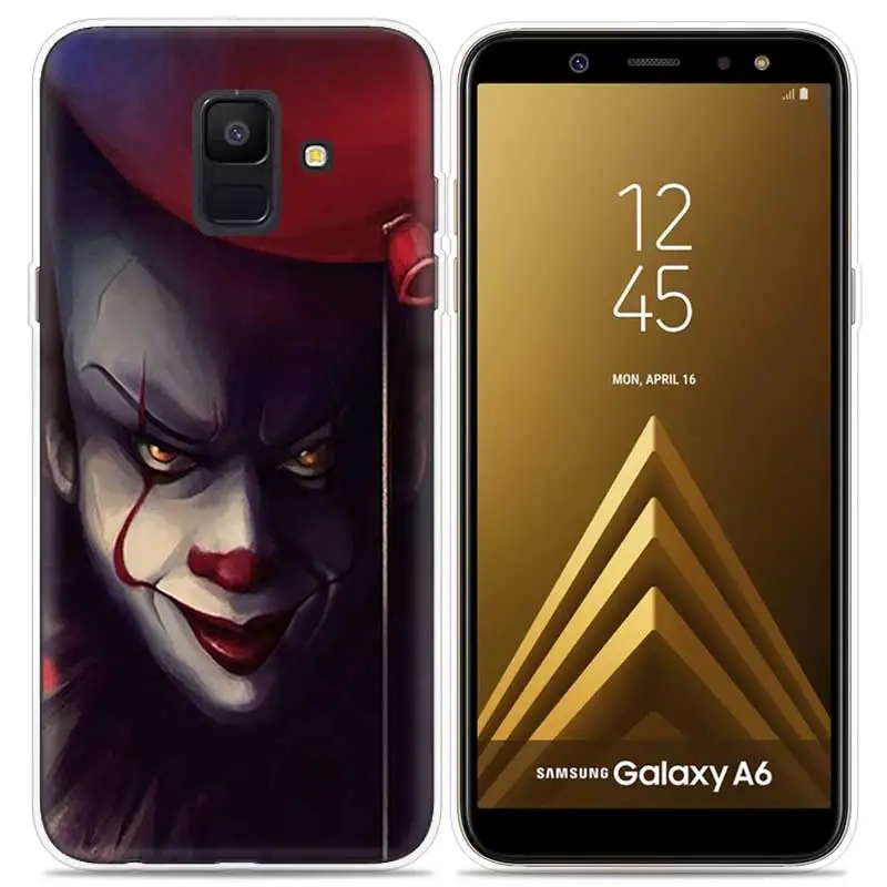 15 Джокера клоун ужас принт чехол для samsung Galaxy Note 8 9 J4 J6 J8 A6 A8 A7 A9 Star Lite S8 S9 плюс Винтаж крышка чехол - Цвет: 15