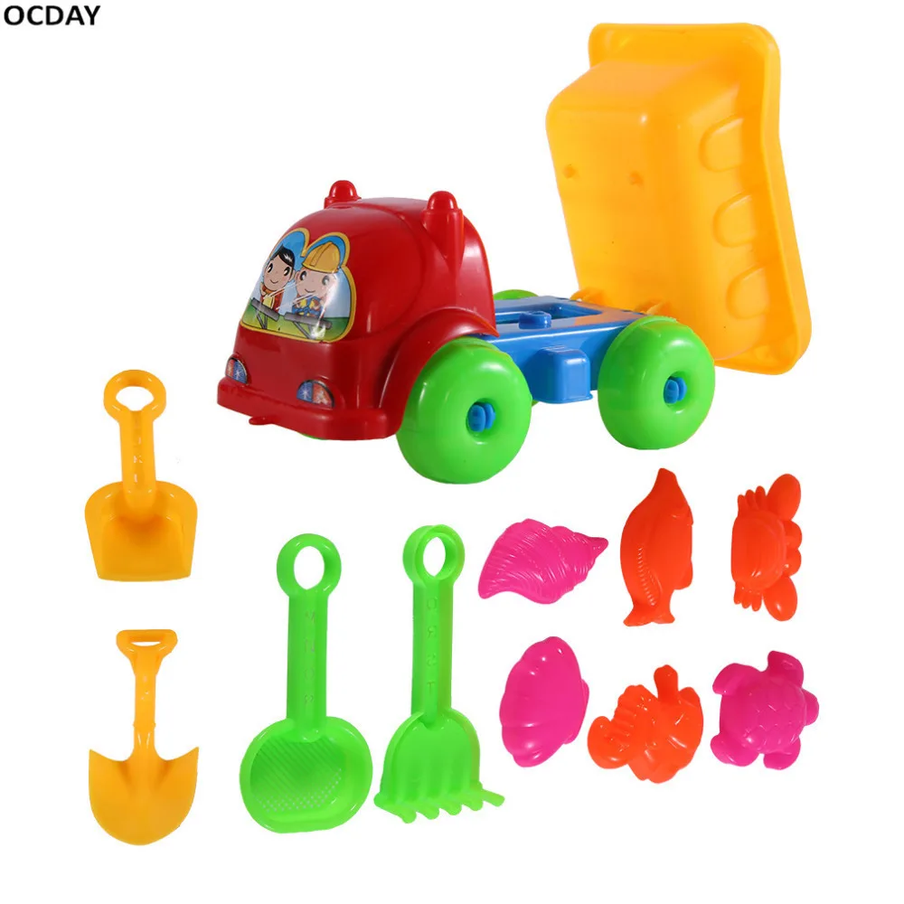 Детские креативные пляжные игрушки 11 шт./компл. детский игровой песок для