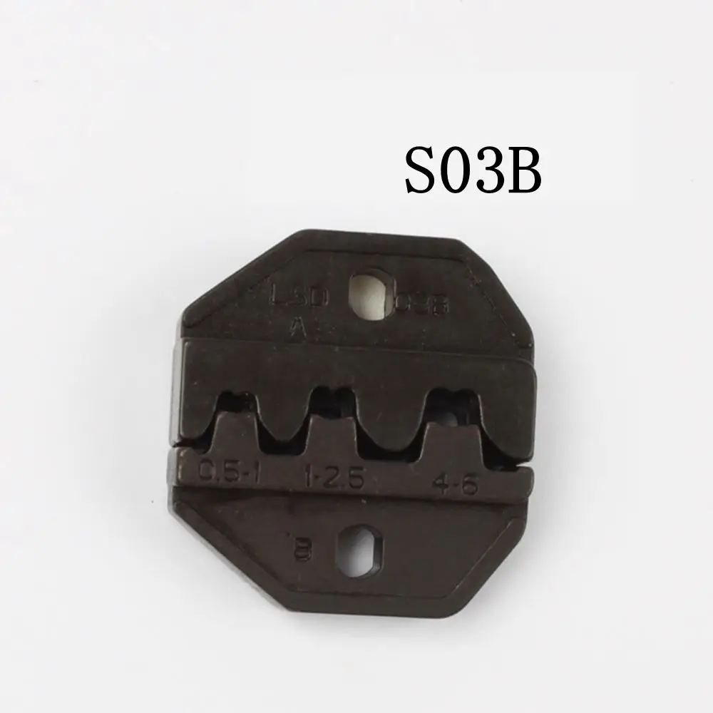 S06WF2C S103 S03B S1510TX S06FL S0625WF штамповки наборы для AM-30 LS обжимной Пилер инструмент машины модули челюсти - Цвет: S03B