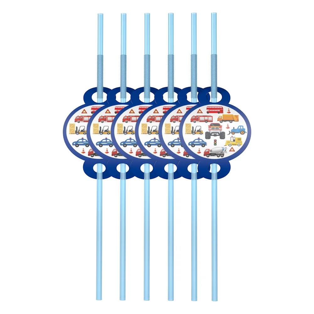 53 шт инженера автомобиля кружки тарелки салфетки соломы Ножи столовая ложка