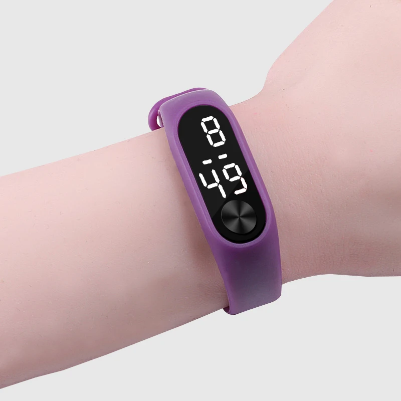 Новые белые цифровые часы для женщин и мужчин силиконовый светодиодный браслет