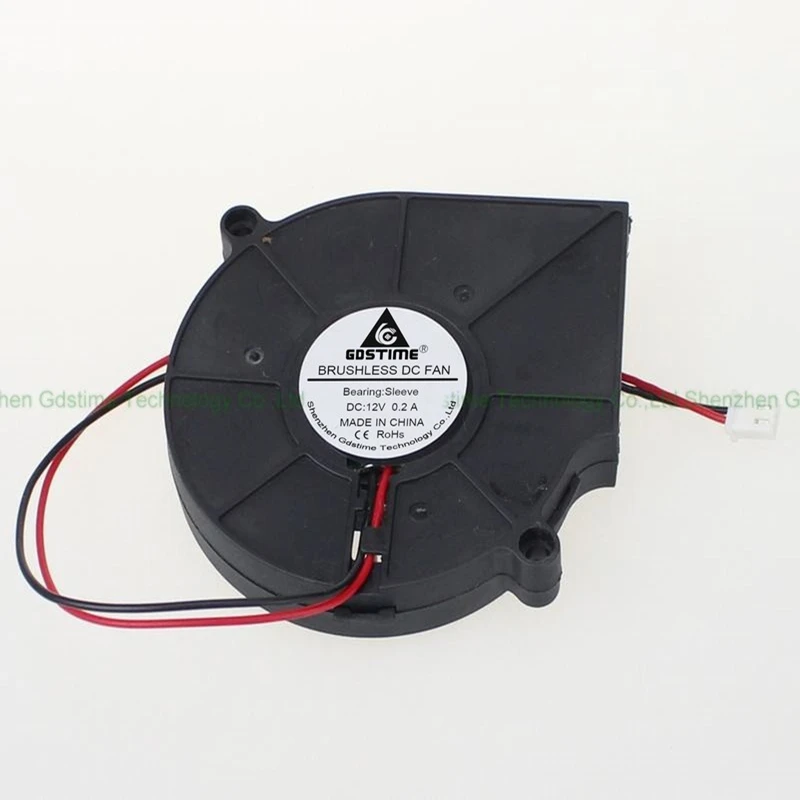 Новый оригинальный DC 5V 12V 24V 7 5 см 7515 DIY высокий объем воздуха turbo вентилятор