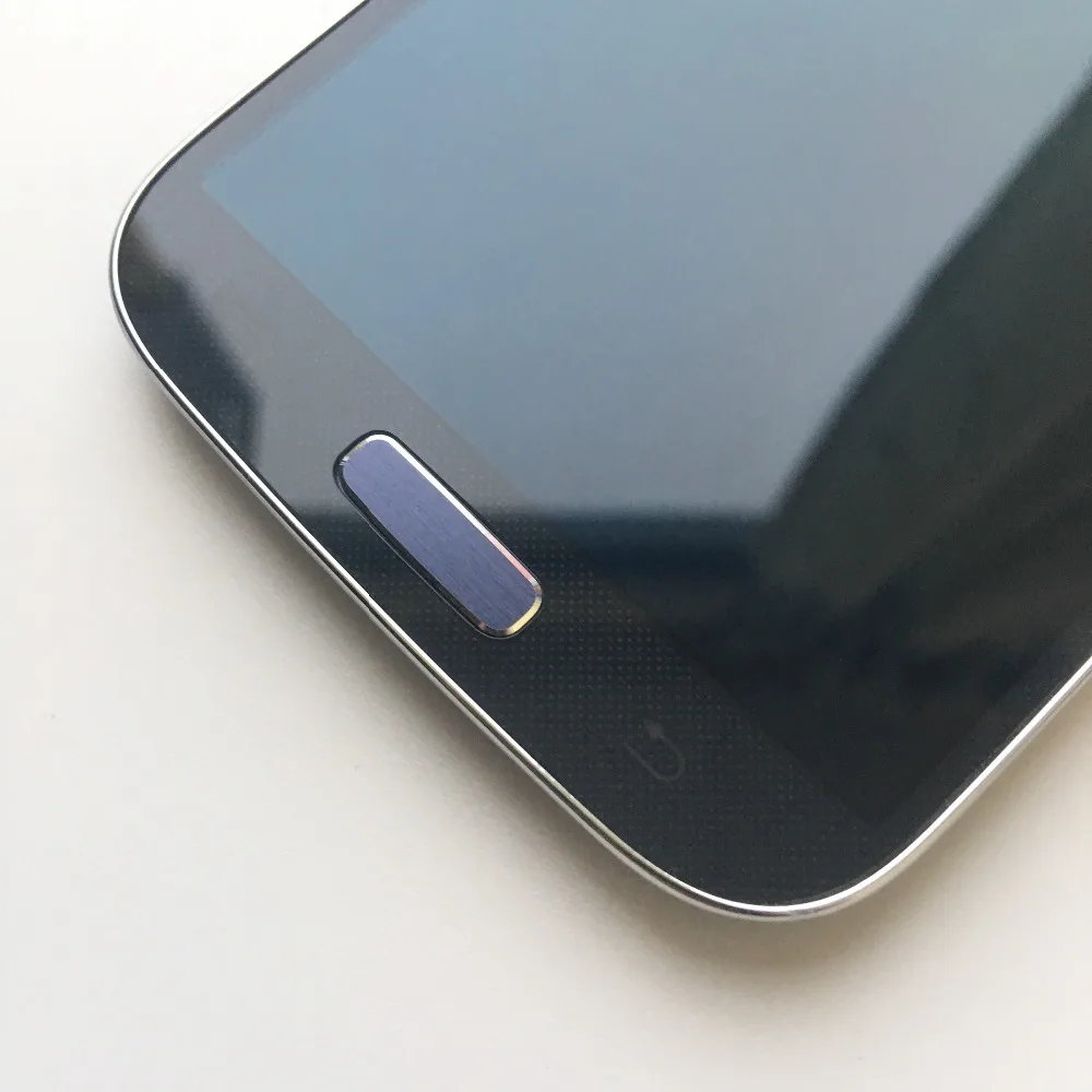 5 0 дюймов Super Amoled LCD с сенсорным экраном для Samsung Galaxy S4 i9500 ЖК дисплей рамкой Digitizer