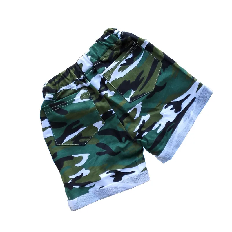 Брюки для мальчиков камуфляжные хлопковые детская одежда летние штаны маленьких