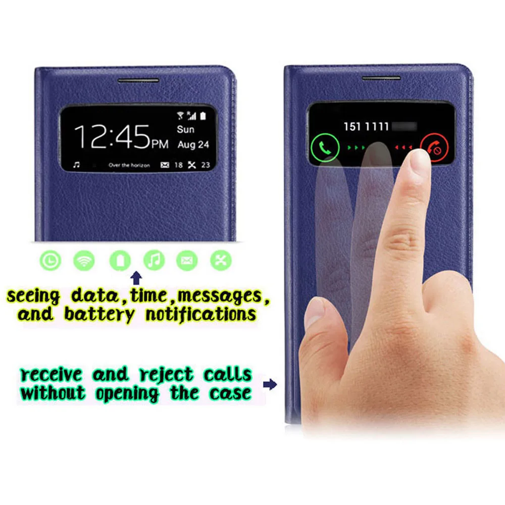 Кожаный чехол книжка Smart View для Samsung Galaxy S4 GalaxyS4 S 4 IV SIV GT 9500 I9500 I9505 I9506 I9505|flip cover|cover for