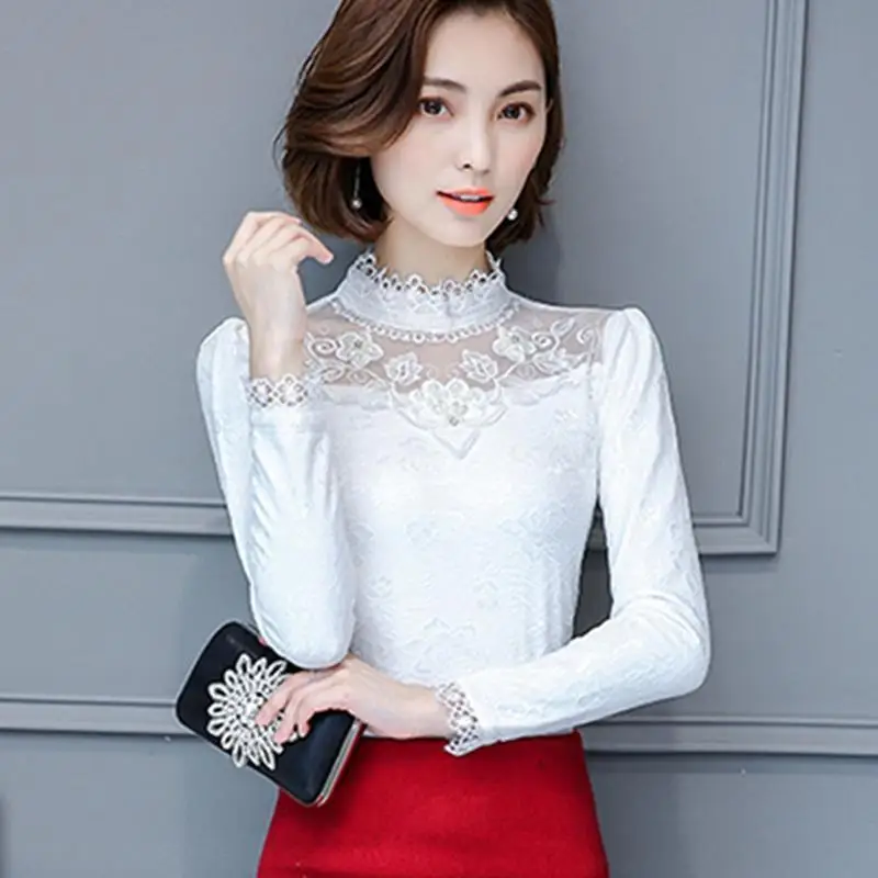 Одежда рубашка 2018 Dames Топы осенне зимняя Дамская обувь Slim Fit Водолазка пуловер с